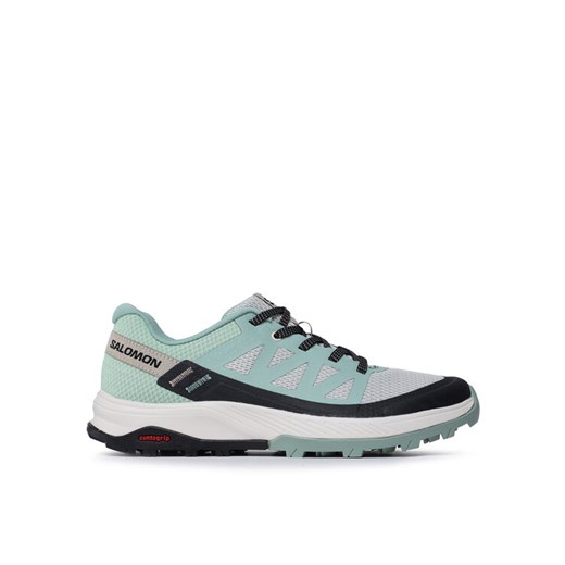 Salomon Trekkingi Outrise W L47160300 Niebieski ze sklepu MODIVO w kategorii Buty trekkingowe damskie - zdjęcie 182654039