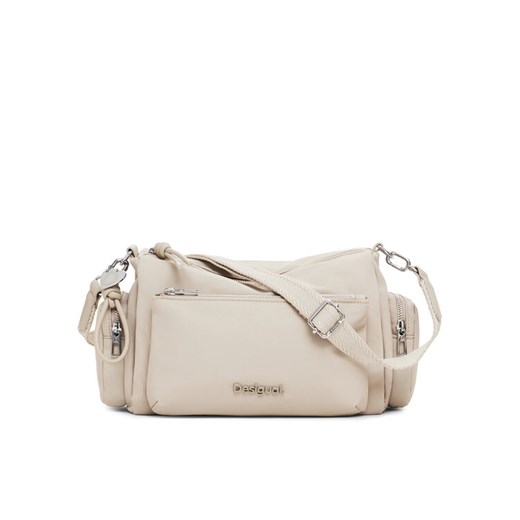 Desigual Torebka 25SAXY36 Écru ze sklepu MODIVO w kategorii Listonoszki - zdjęcie 182654086