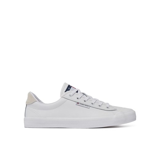 Tommy Jeans Sneakersy Th Central Cc And Coin Biały ze sklepu MODIVO w kategorii Trampki męskie - zdjęcie 182654089
