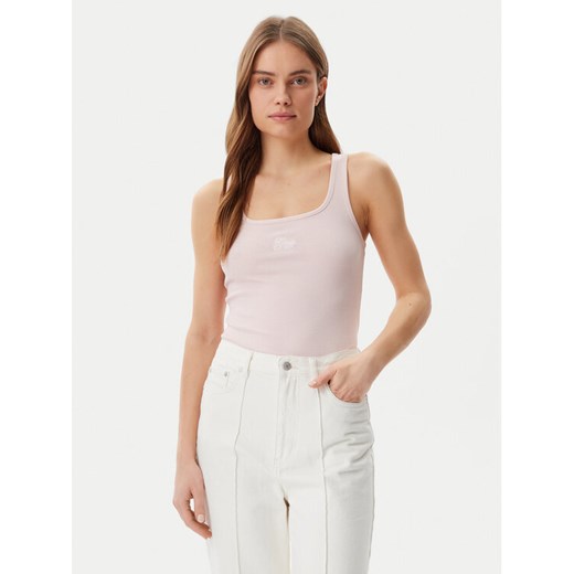 Guess Top W5GP26 KA0H1 Różowy Regular Fit ze sklepu MODIVO w kategorii Bluzki damskie - zdjęcie 182654147