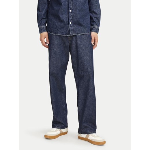 Jack&Jones Jeansy Alex 12258559 Granatowy Baggy Fit ze sklepu MODIVO w kategorii Jeansy męskie - zdjęcie 182654157
