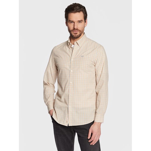 Pepe Jeans Koszula Lincoln PM307740 Beżowy Slim Fit ze sklepu MODIVO w kategorii Koszule męskie - zdjęcie 182654227