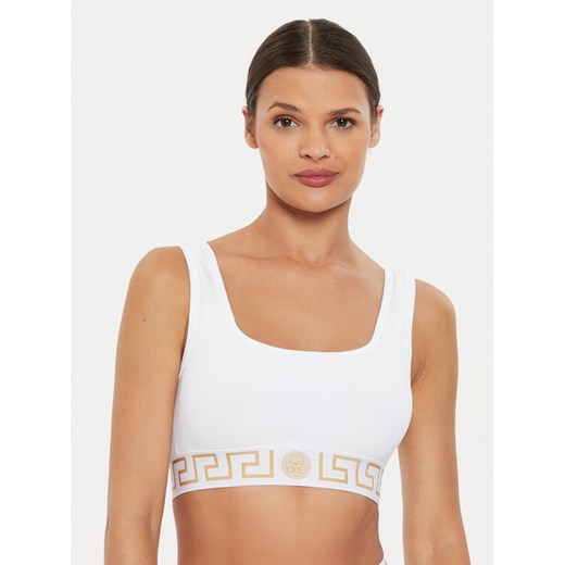 Versace Biustonosz top 1013323 1A10011 Biały ze sklepu MODIVO w kategorii Biustonosze - zdjęcie 182654285