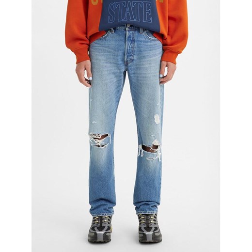 Levi's® Jeansy 501® 00501-3375 Niebieski Straight Fit ze sklepu MODIVO w kategorii Jeansy męskie - zdjęcie 182654317