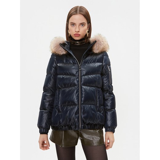 Geox Kurtka zimowa Backsie W3628S T3013F 1624 Granatowy Regular Fit ze sklepu MODIVO w kategorii Kurtki damskie - zdjęcie 182654325