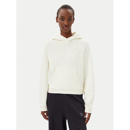 Reebok Bluza Icon Elements 100214102 Écru Regular Fit ze sklepu MODIVO w kategorii Bluzy damskie - zdjęcie 182654379