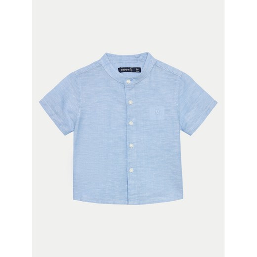 Mayoral Koszula 1113 Niebieski Regular Fit ze sklepu MODIVO w kategorii Koszulki niemowlęce - zdjęcie 182654399