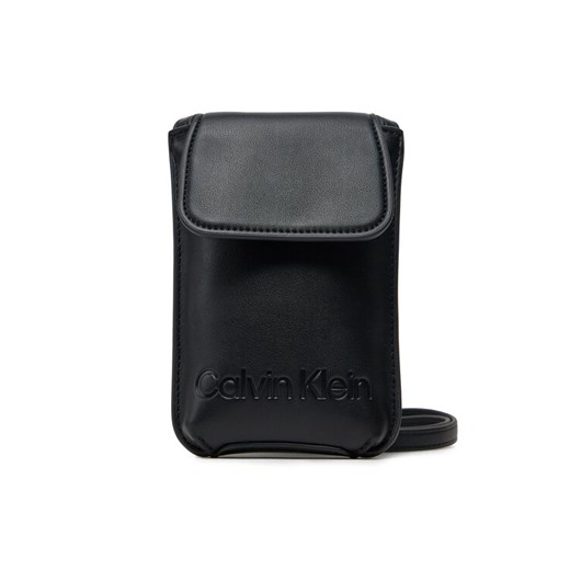 Calvin Klein Jeans Torebka na telefon Ck Phone Bag IU0IU00695 Czarny ze sklepu MODIVO w kategorii Etui - zdjęcie 182654428