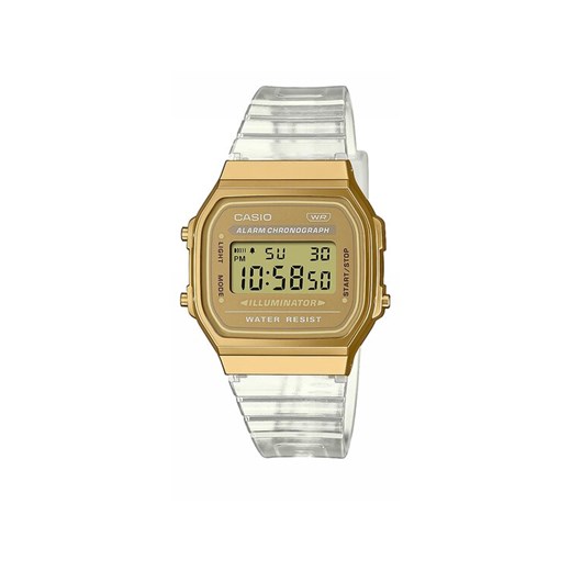 Casio Zegarek Vintage Digital A168XESG-9AEF Złoty ze sklepu MODIVO w kategorii Zegarki - zdjęcie 182654487