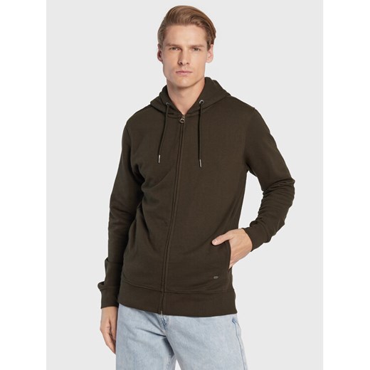 Petrol Industries Bluza M-NOOS-SWH004 Zielony Regular Fit ze sklepu MODIVO w kategorii Bluzy męskie - zdjęcie 182654498