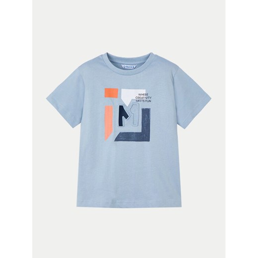 Mayoral T-Shirt 3030 Niebieski Regular Fit ze sklepu MODIVO w kategorii T-shirty chłopięce - zdjęcie 182654557