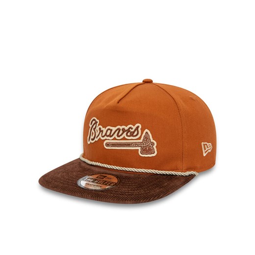 New Era Czapka z daszkiem Cord Golfer Braves 60435053 Brązowy ze sklepu MODIVO w kategorii Czapki z daszkiem męskie - zdjęcie 182654577
