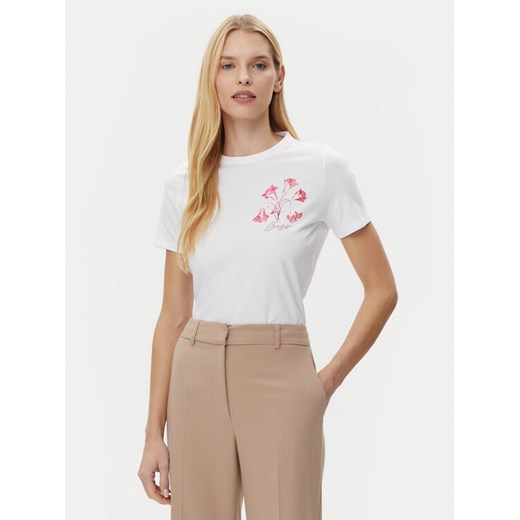 BOSS T-Shirt C_Elogo 50535322 Biały Regular Fit ze sklepu MODIVO w kategorii Bluzki damskie - zdjęcie 182654617