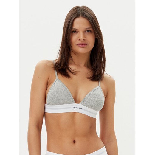 Calvin Klein Underwear Biustonosz braletka LV00QF8248 Szary ze sklepu MODIVO w kategorii Biustonosze - zdjęcie 182654688