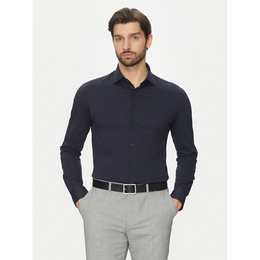 Michael Kors Koszula MD0MD91498 Granatowy Slim Fit ze sklepu MODIVO w kategorii Koszule męskie - zdjęcie 182654717