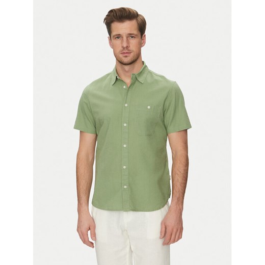 Blend Koszula 20718401 Zielony Regular Fit ze sklepu MODIVO w kategorii Koszule męskie - zdjęcie 182654759