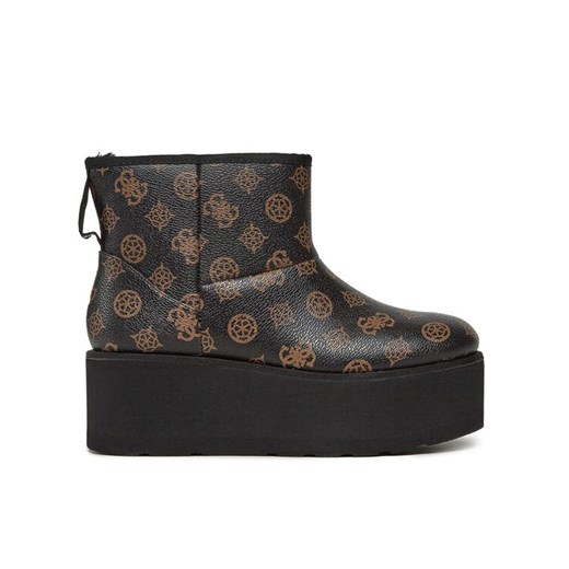 Guess Botki Jillan FL8JAL FAL10 Brązowy ze sklepu MODIVO w kategorii Botki - zdjęcie 182654798