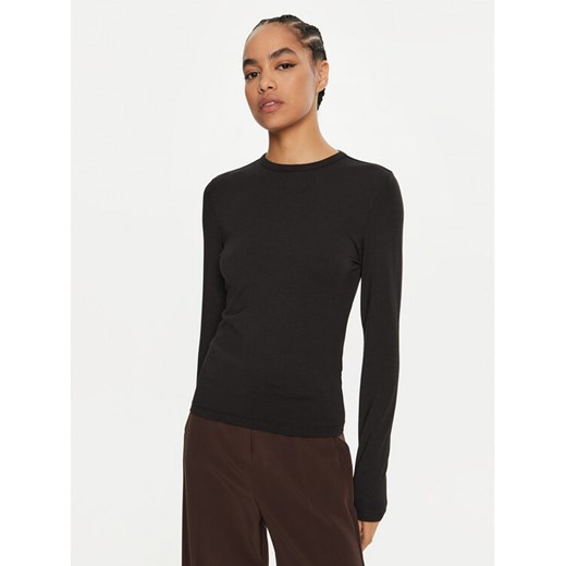Calvin Klein Bluzka K20K207745 Czarny Regular Fit ze sklepu MODIVO w kategorii Bluzki damskie - zdjęcie 182654816