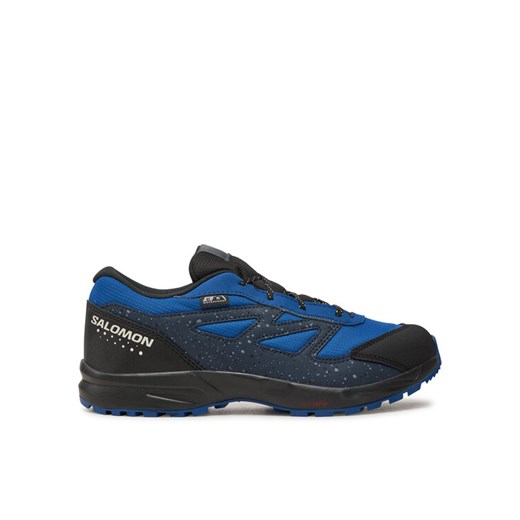 Salomon Trekkingi Outway Climasalomon™ Waterproof L47561500 Granatowy ze sklepu MODIVO w kategorii Buty trekkingowe dziecięce - zdjęcie 182654846