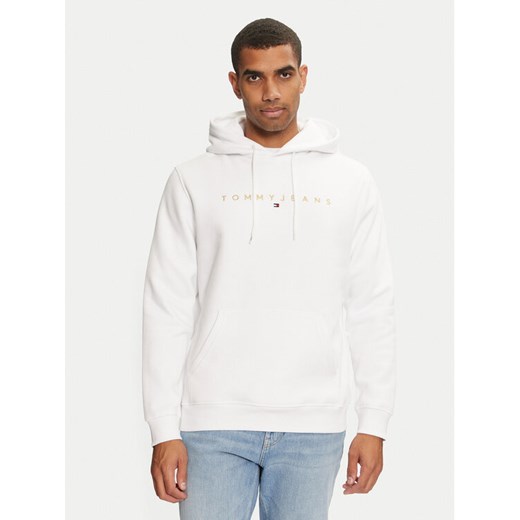 Tommy Jeans Bluza DM0DM20503 Biały Regular Fit ze sklepu MODIVO w kategorii Bluzy męskie - zdjęcie 182654866