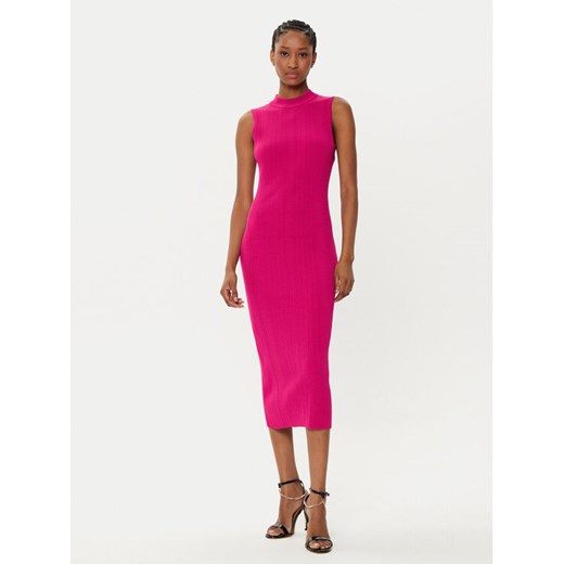MICHAEL Michael Kors Sukienka dzianinowa MR582UN33D Różowy Slim Fit ze sklepu MODIVO w kategorii Sukienki - zdjęcie 182654915