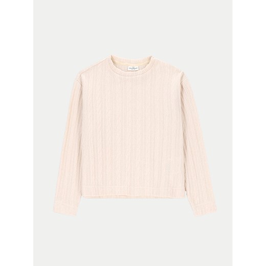 Coccodrillo Bluza ZC4133001EPG Écru Regular Fit ze sklepu MODIVO w kategorii Bluzy dziewczęce - zdjęcie 182654999