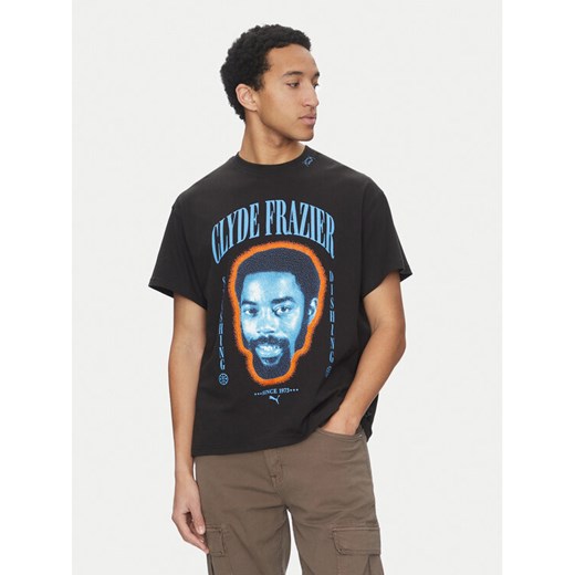 Puma T-Shirt Clyde Forever 630473 Czarny Regular Fit ze sklepu MODIVO w kategorii T-shirty męskie - zdjęcie 182655008