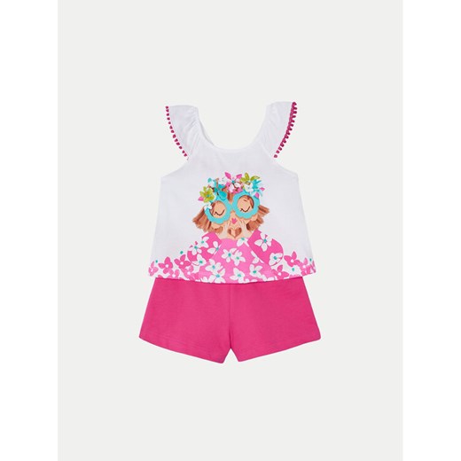 Mayoral Komplet top i spodenki 3261 Różowy Regular Fit ze sklepu MODIVO w kategorii Komplety dziewczęce - zdjęcie 182655017