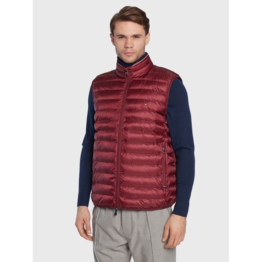 Tommy Hilfiger Kamizelka MW0MW18762 Czerwony Regular Fit ze sklepu MODIVO w kategorii Kamizelki męskie - zdjęcie 182655065