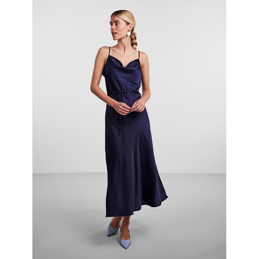 YAS Sukienka koktajlowa Thea 26028891 Niebieski Standard Fit ze sklepu MODIVO w kategorii Sukienki - zdjęcie 182655077