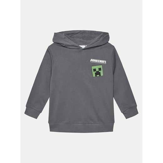 NAME IT Bluza Jacot MINECRAFT 13238540 Szary Regular Fit ze sklepu MODIVO w kategorii Bluzy chłopięce - zdjęcie 182655086