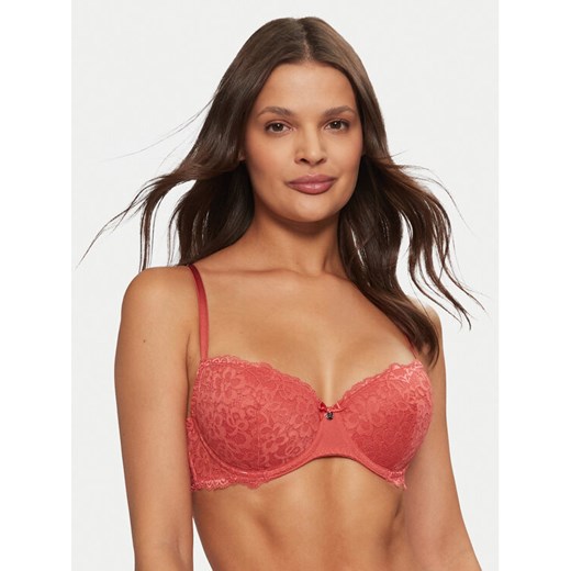 Hunkemöller Biustonosz z fiszbiną Marine 206320 Czerwony ze sklepu MODIVO w kategorii Biustonosze - zdjęcie 182655185