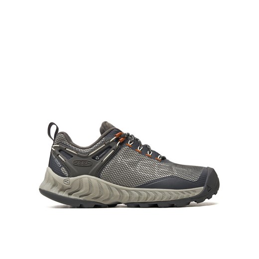Keen Trekkingi Nxis Evo Wp 1027798 Szary ze sklepu MODIVO w kategorii Buty trekkingowe damskie - zdjęcie 182655238