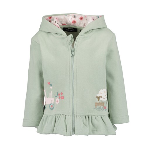 Blue Seven Bluza 957069 X Zielony Regular Fit ze sklepu MODIVO w kategorii Bluzy i swetry - zdjęcie 182655246