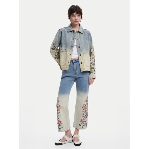 Desigual Jeansy Texas 25SWDD01 Niebieski Straight Fit ze sklepu MODIVO w kategorii Jeansy damskie - zdjęcie 182655297
