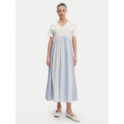 Weekend Max Mara Sukienka codzienna Brozno 2515621082 Biały Relaxed Fit ze sklepu MODIVO w kategorii Sukienki - zdjęcie 182655306