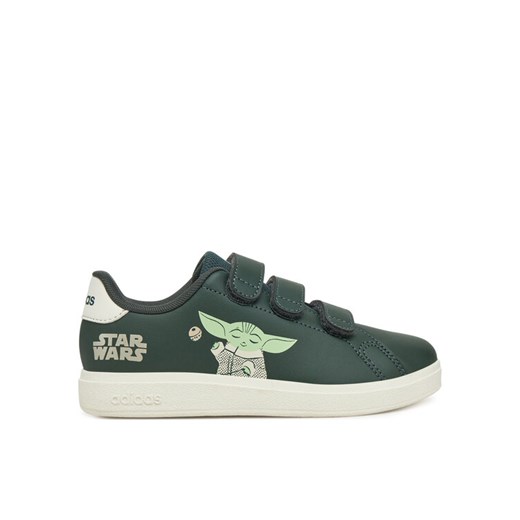 adidas Sneakersy Star Wars Advantage IH6253 Zielony ze sklepu MODIVO w kategorii Buty sportowe dziecięce - zdjęcie 182655307