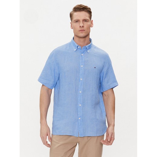 Tommy Hilfiger Koszula MW0MW35207 Niebieski Regular Fit ze sklepu MODIVO w kategorii Koszule męskie - zdjęcie 182655329