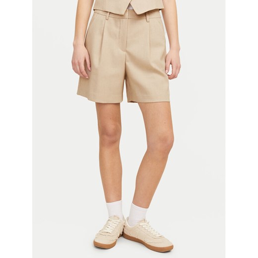 JJXX Szorty materiałowe Ellis 12268838 Beżowy Wide Leg ze sklepu MODIVO w kategorii Szorty - zdjęcie 182655426
