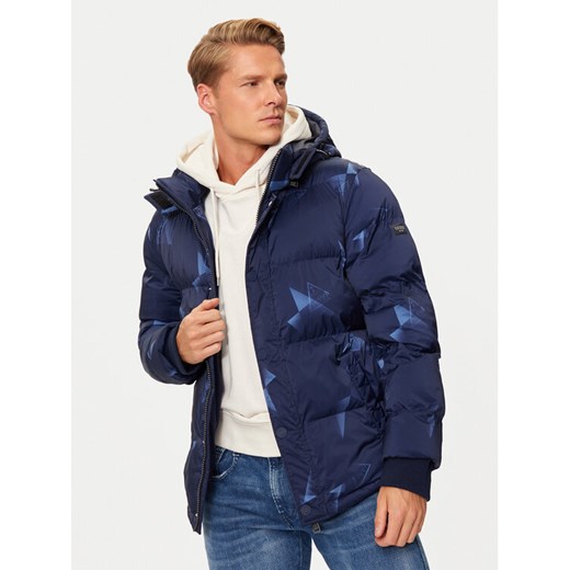 Guess Kurtka zimowa M4BL21 WGJ42 Niebieski Regular Fit ze sklepu MODIVO w kategorii Kurtki męskie - zdjęcie 182655458