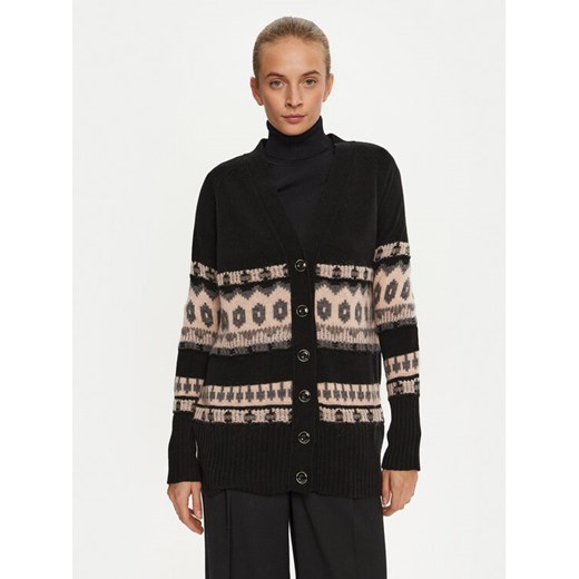 Marella Kardigan Jolly 2423346102 Czarny Relaxed Fit ze sklepu MODIVO w kategorii Swetry damskie - zdjęcie 182655466
