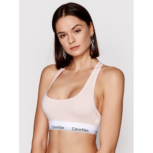 Calvin Klein Underwear Biustonosz top 0000F3785E Różowy ze sklepu MODIVO w kategorii Biustonosze - zdjęcie 182655555