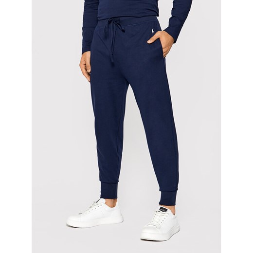 Polo Ralph Lauren Spodnie dresowe 714844763002 Granatowy Regular Fit ze sklepu MODIVO w kategorii Piżamy męskie - zdjęcie 182655608