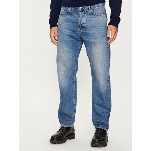 United Colors Of Benetton Jeansy 4YO7U7CU8 Niebieski Carrot Fit ze sklepu MODIVO w kategorii Jeansy męskie - zdjęcie 182655619