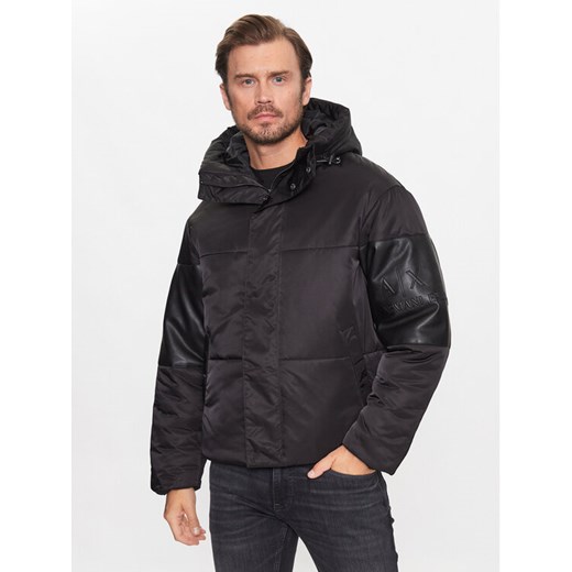 Armani Exchange Kurtka zimowa 6RZB13 ZNJ7Z 1200 Czarny Relaxed Fit ze sklepu MODIVO w kategorii Kurtki męskie - zdjęcie 182655636