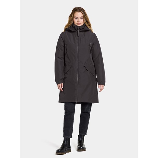 Didriksons Parka Bente Wns Parka 504921 Czarny Regular Fit ze sklepu MODIVO w kategorii Parki damskie - zdjęcie 182655658