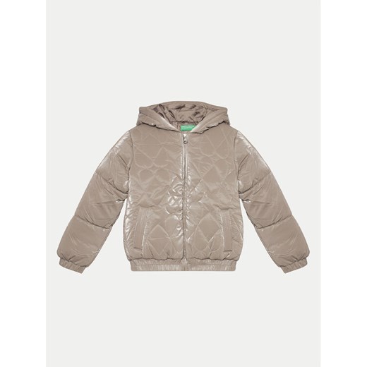 United Colors Of Benetton Kurtka zimowa 27WYCN05A Beżowy Regular Fit ze sklepu MODIVO w kategorii Kurtki dziewczęce - zdjęcie 182655725