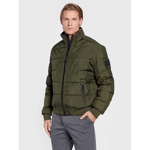 Calvin Klein Kurtka zimowa Mix Media Quilt K10K110331 Zielony Regular Fit ze sklepu MODIVO w kategorii Kurtki męskie - zdjęcie 182655817