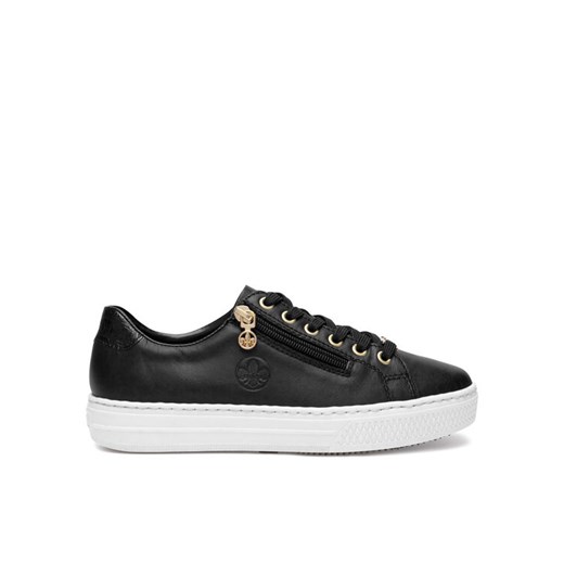 Rieker Sneakersy L59L1-01 Czarny ze sklepu MODIVO w kategorii Buty sportowe damskie - zdjęcie 182655818