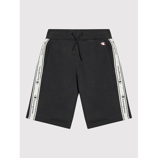 Champion Szorty sportowe Bermuda 305920 Czarny Regular Fit ze sklepu MODIVO w kategorii Spodenki chłopięce - zdjęcie 182655869